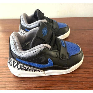 Nike Air Jordan Legacy 312 Low Sneakers Blue Royal Black Toddler 5C #CD9056-041